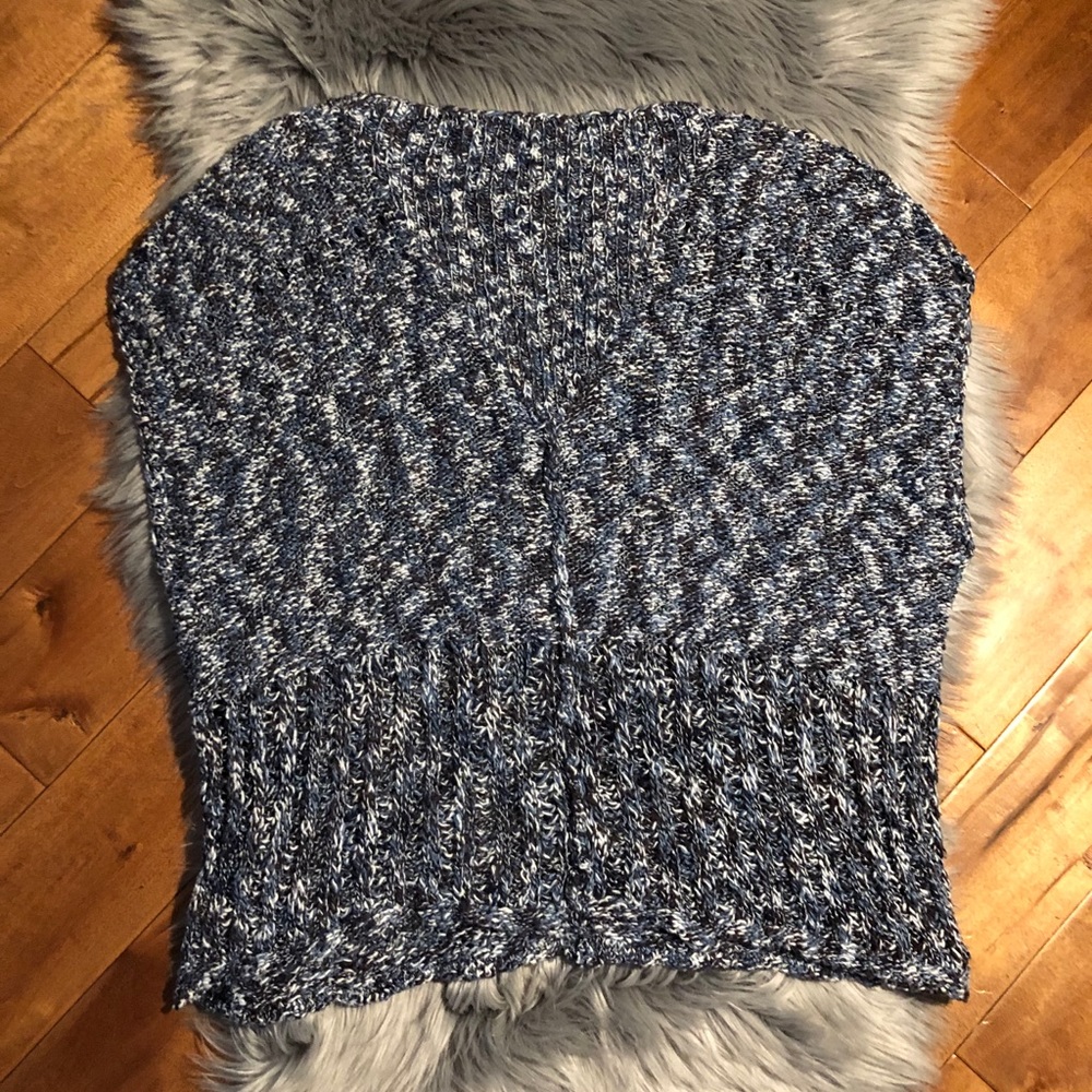 Free People Open Knit Sweater Size Large - Picture 2 of 3